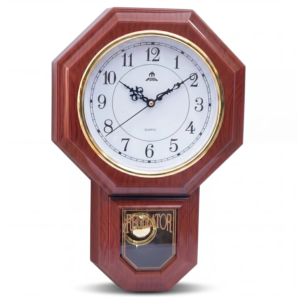 Atomic wall clock - Crepuscule - heritage-three-quarter