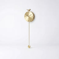 Gold pendulum wall clock | Wyntham