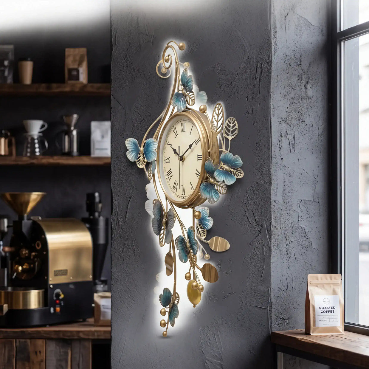 Large Metal Wall Clock | Helmsley