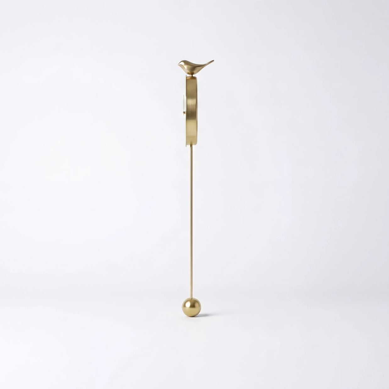 Gold pendulum wall clock | Wyntham