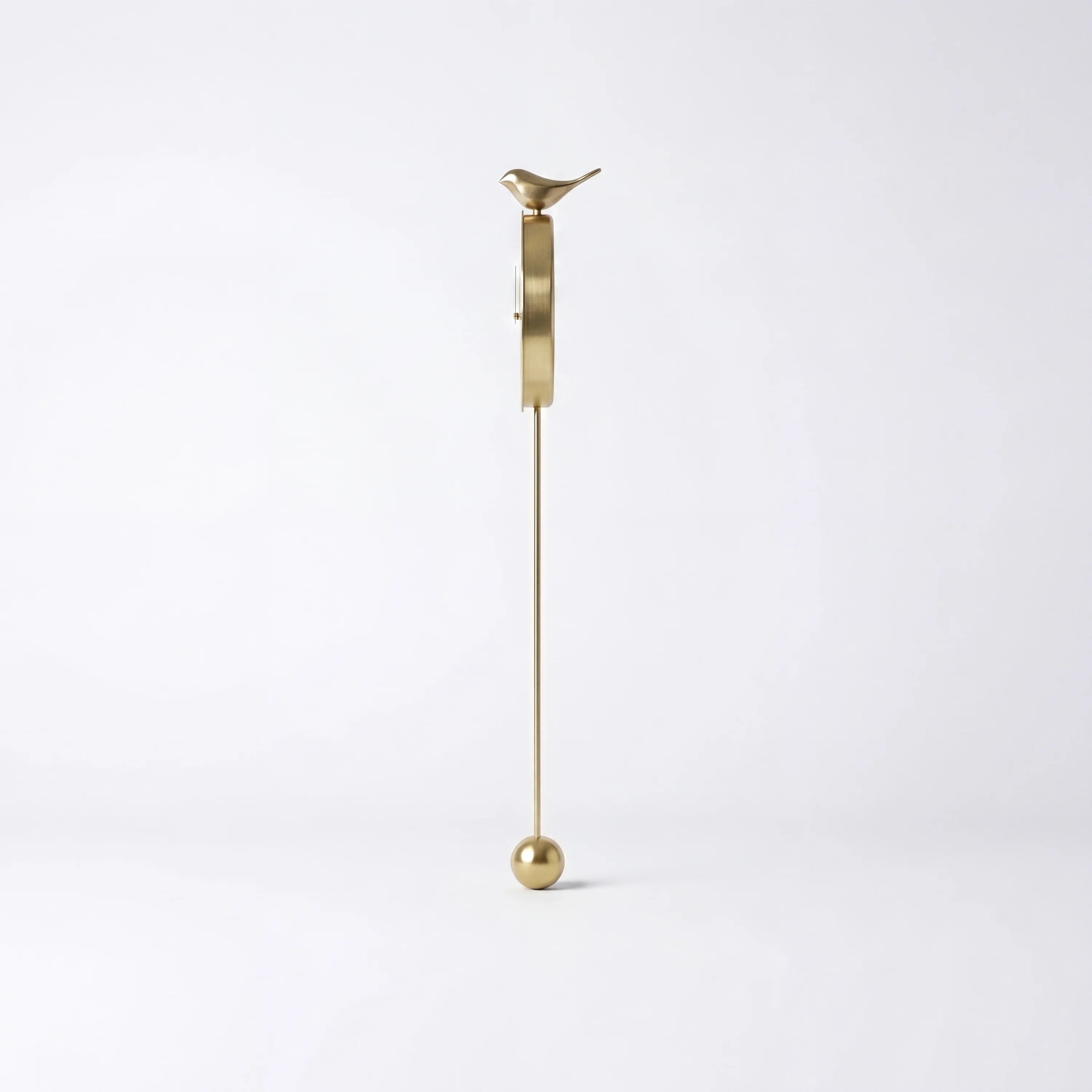 Gold pendulum wall clock | Wyntham
