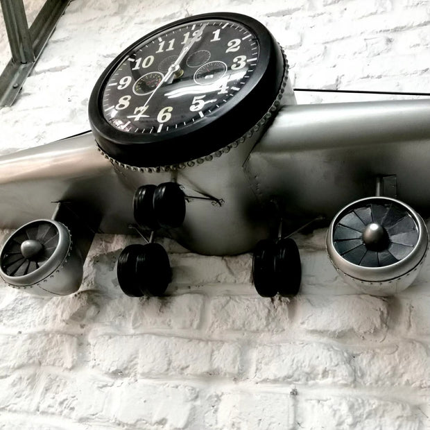 Vintage airplane wall clock | Ainsley