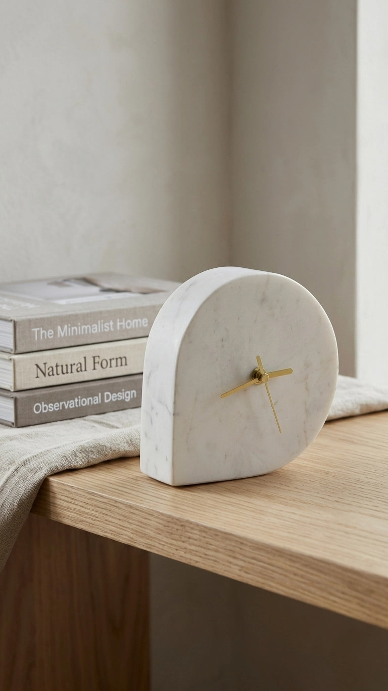 Marble mantel clock | Hollingworth