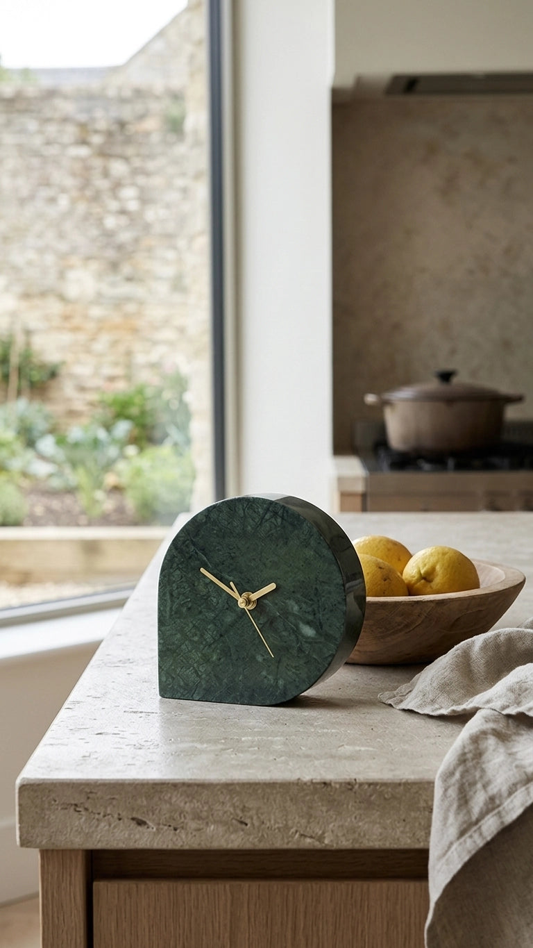 Marble mantel clock | Hollingworth