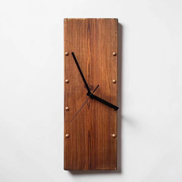Natural wood wall clock | Stalbury