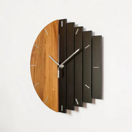 Modern wood wall clock | Cloverhill
