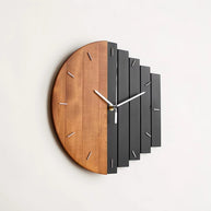 Modern wood wall clock | Cloverhill