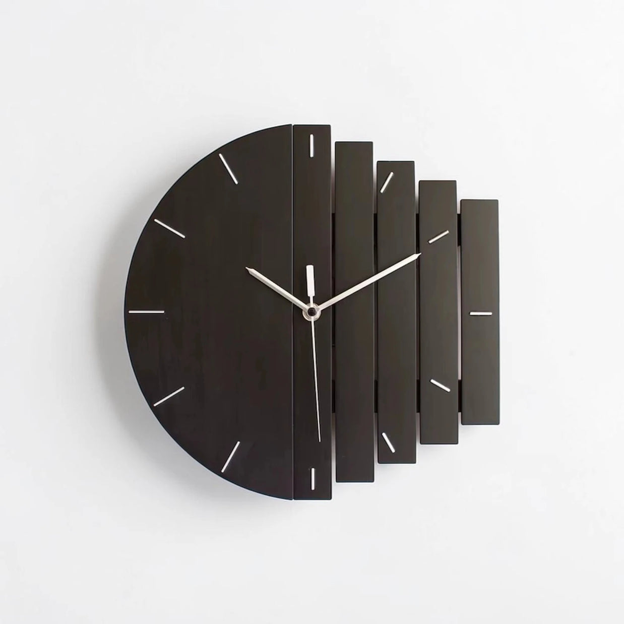 Modern wood wall clock | Cloverhill