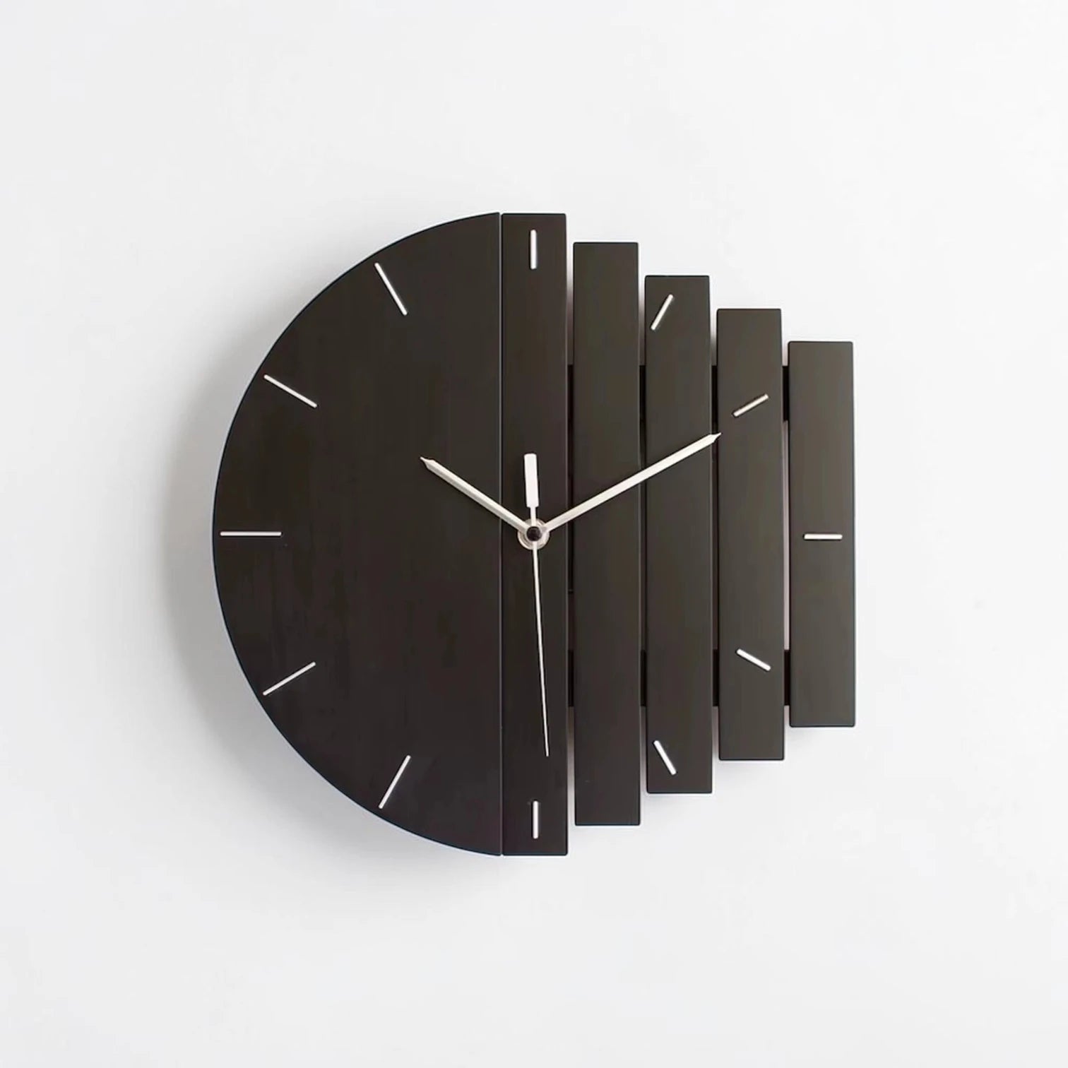Modern wood wall clock | Cloverhill