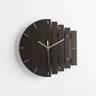 Modern wood wall clock | Cloverhill