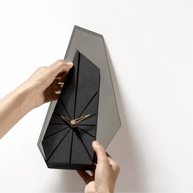 Modern geometric desk clock | Soarby