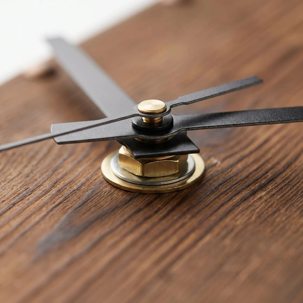 Natural wood wall clock | Stalbury